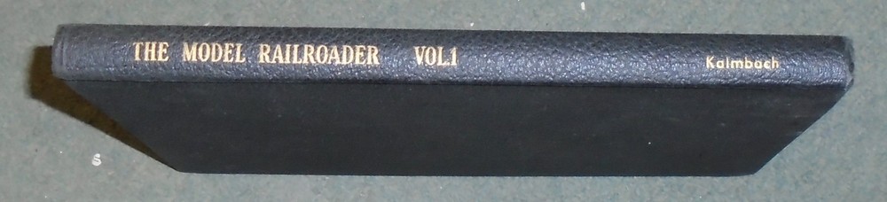 Model Railroader Magazine -  Bound Volume #1  -  1934