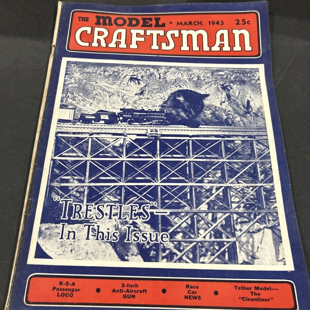 Model Craftsman March, 1943