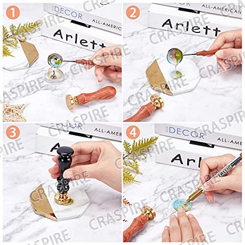 Christmas Wax Seal Stamp Snowflakes Pattern Christmas Snowflakes Pattern