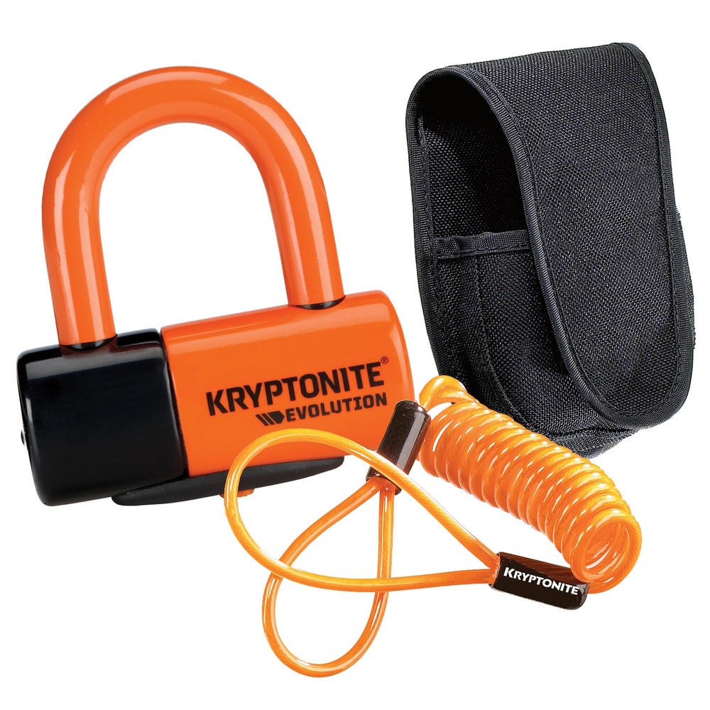 Kryptonite Evolution  Series 4 Disc Lock  Premium Packaging Orange 14 Millimeter
