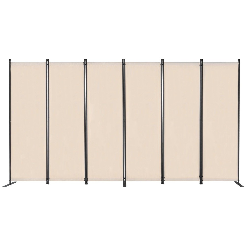 6 Panel Portable Privacy Wall 3110x1805mm Easy Storage Design