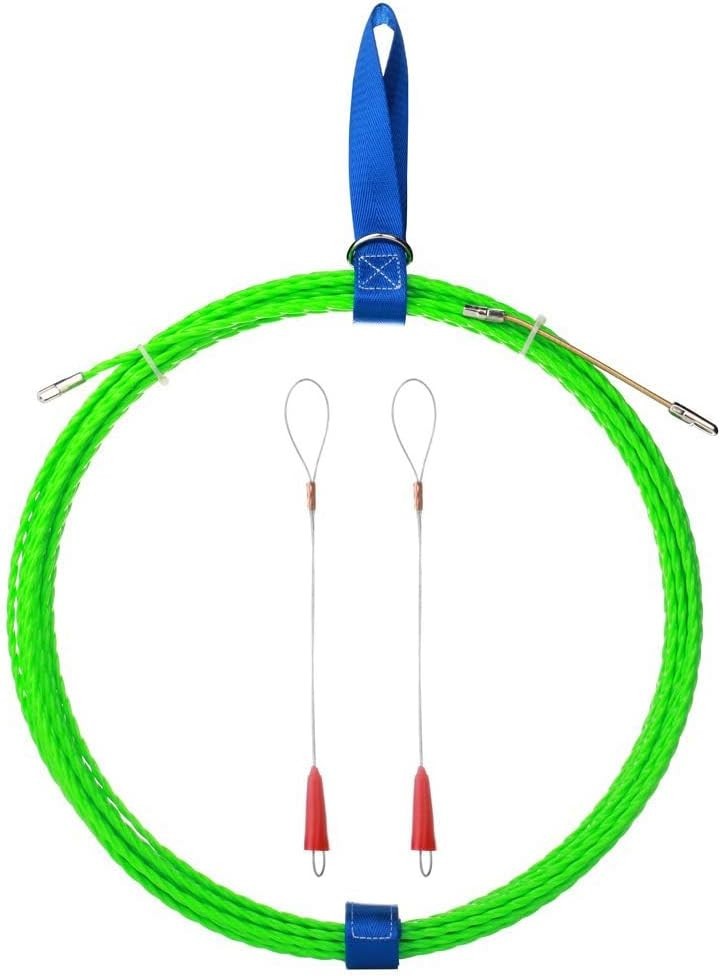 49FT Fish Tape Wire Puller for Wall Conduit Installation