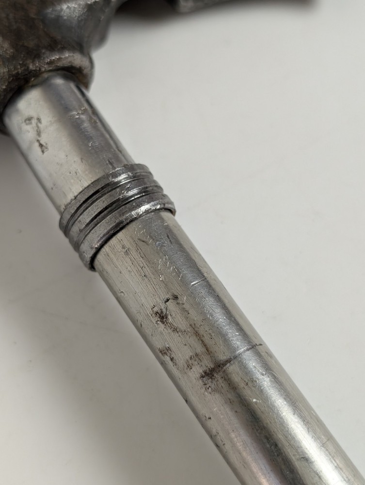 Vintage Hatchet Hammer Multi Tool Axe Nail Puller Steel Handle Camping Tool