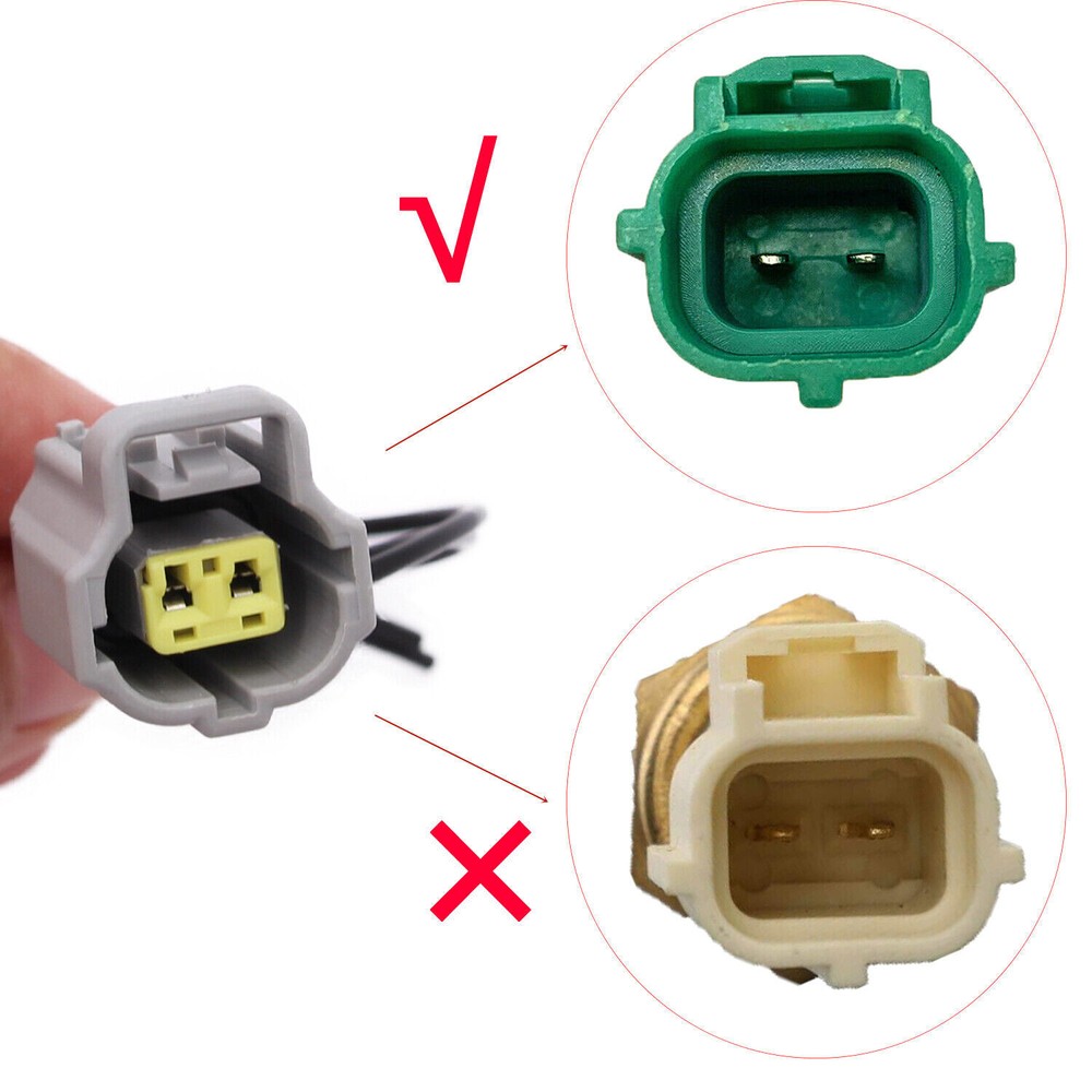 Coolant Water Temperature Sensor & Connector Plug for Camry Celica Corolla