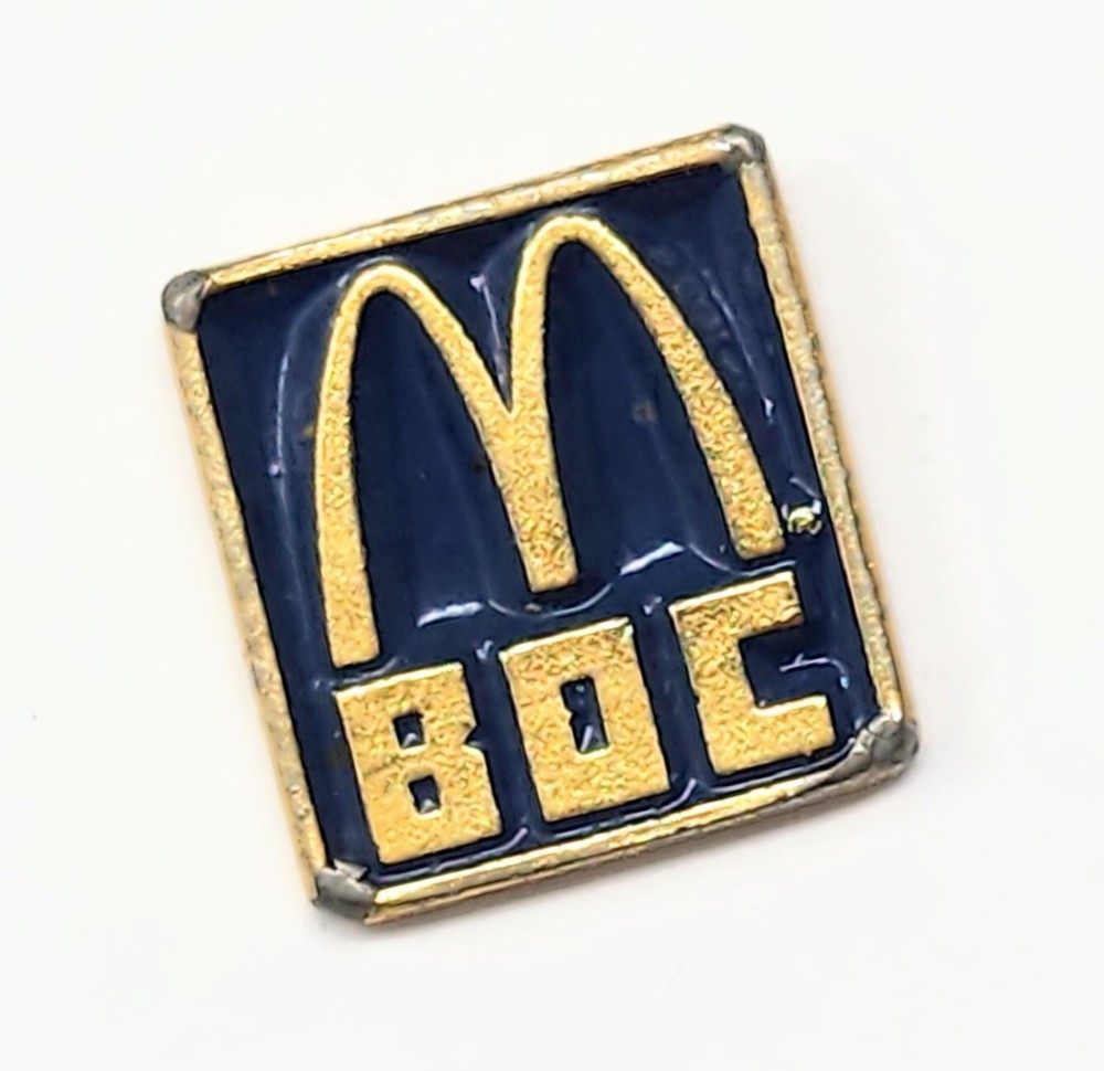 Vintage McDonald’s BOC Basic Operations Course Employee Tie Tack Lapel Pin