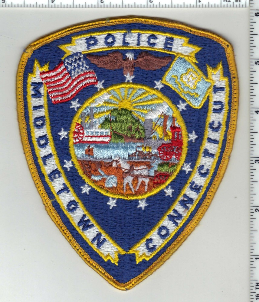 Middletown Police (Connecticut) 1st Issue Uniform Take-Off Shoulder Patch