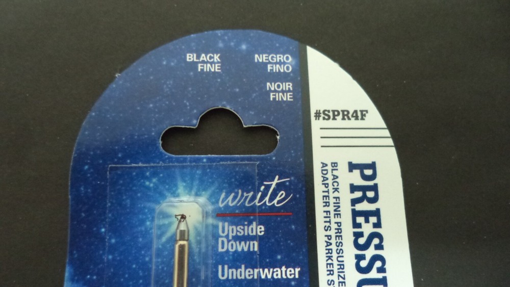 Fisher Space Pen Refill SPR1 Pressurized Cartridge BLACK Ink MEDIUM Point REFIL