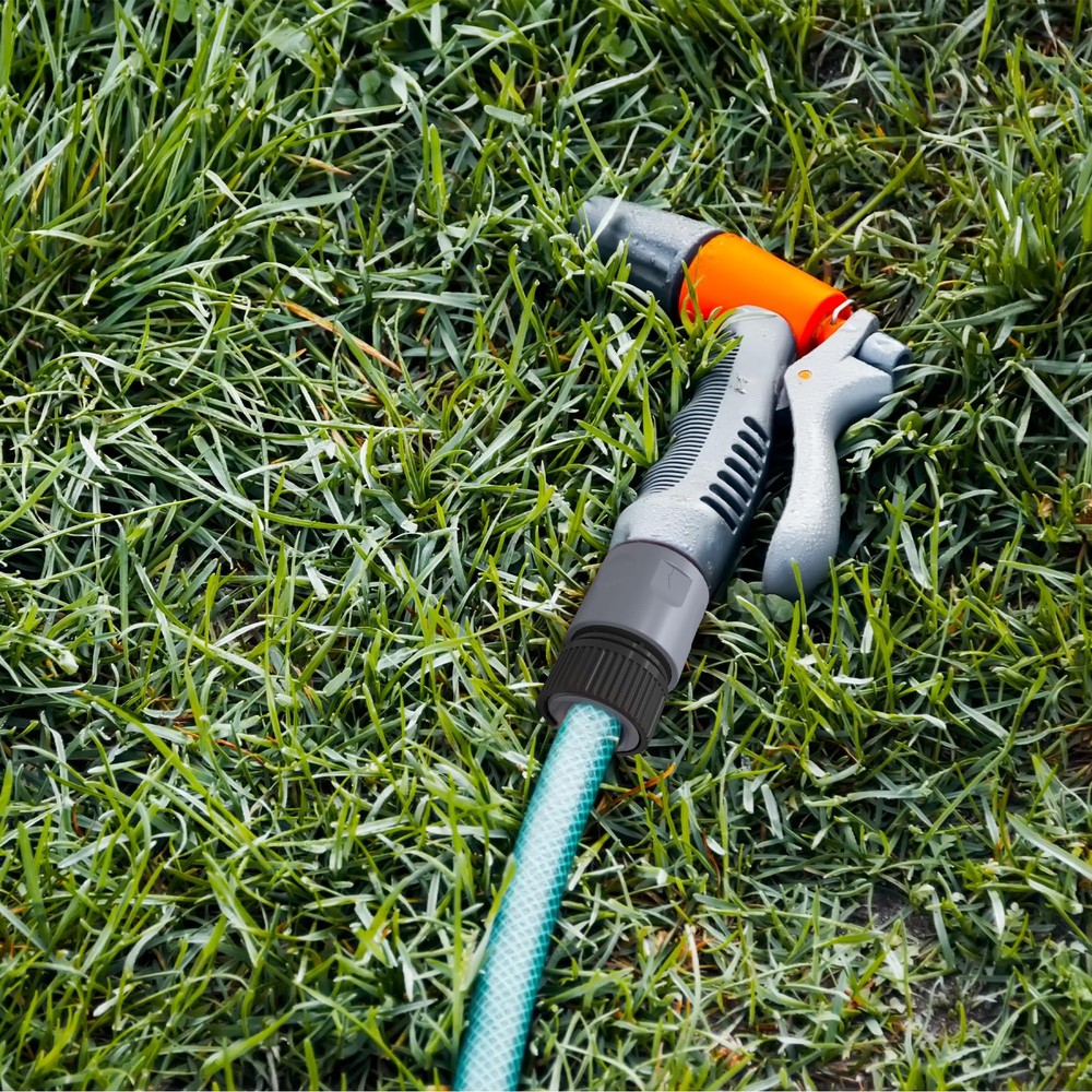 Hourleey Garden Hose Quick Connector 3/4 Inch Plastic Black, Gray