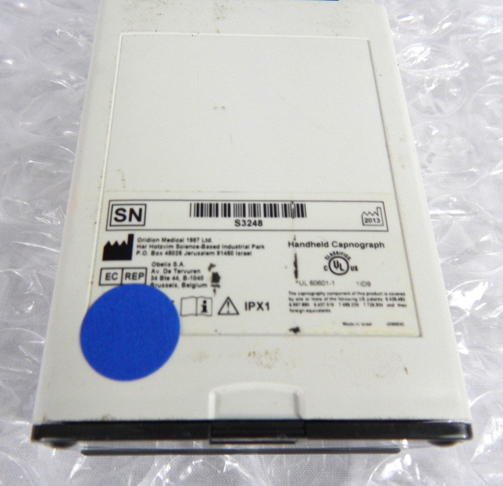 ORIDION MICROCAP HANDHELD CAPNOGRAPH S/N 248