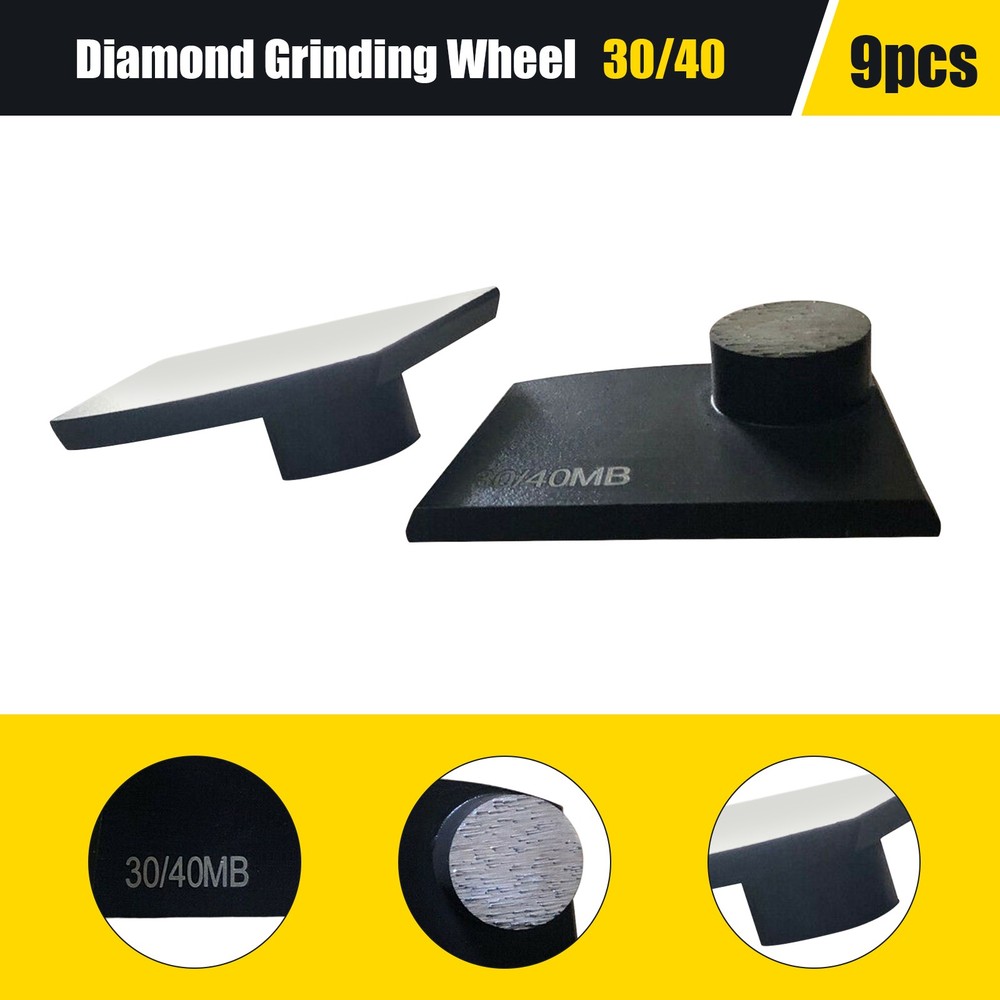 9x Diamond Floor Grinding Disc Segment Lavina Edco Floor Grinder Medium Bond