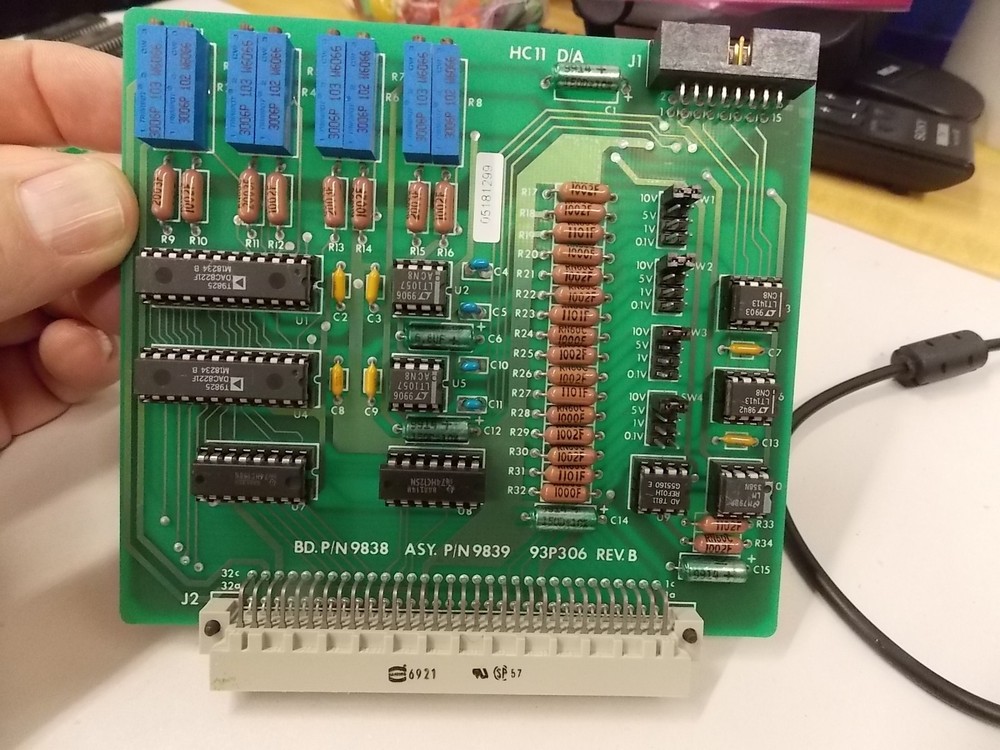 Thermo Environmental 42C NOx Analyzer - D/A Conversion Circuit Board 9839 Y1