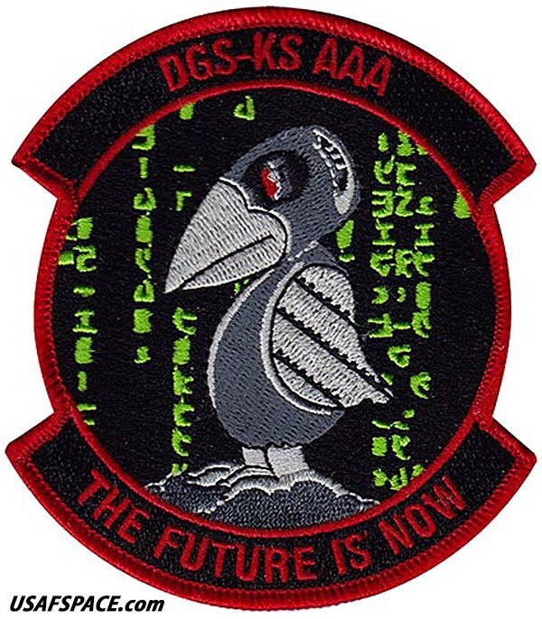 USAF 161ST INTELLIGENCE SQ -DISTRIBUTED GROUND SYSTEM-KANSAS ANG- ORIGINAL PATCH
