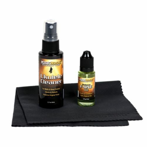 MusicNomad Premium Ukulele Care Kit - 3 pc.