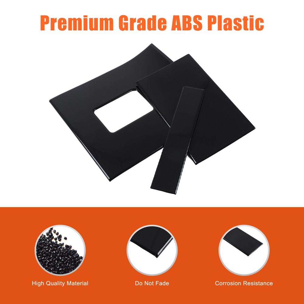 ABS Gloss Black Console Gear Shift Panel Cover Trim For Range Rover Velar 2024+