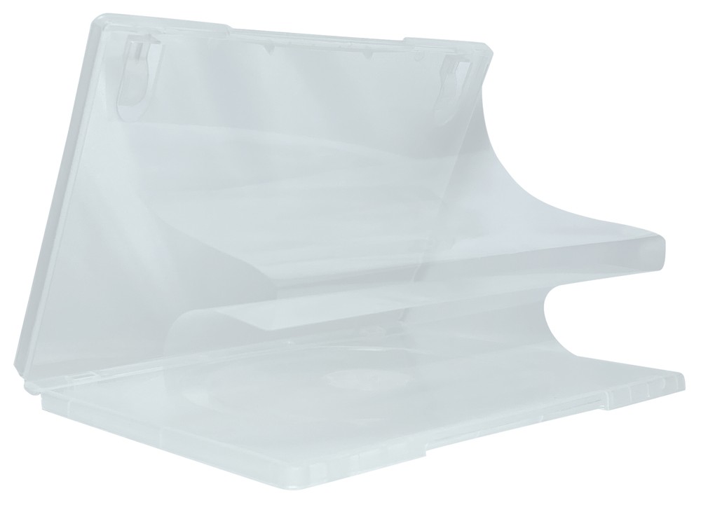 100 STANDARD Clear Triple 3 Disc DVD Cases & 100 Matte Inserts