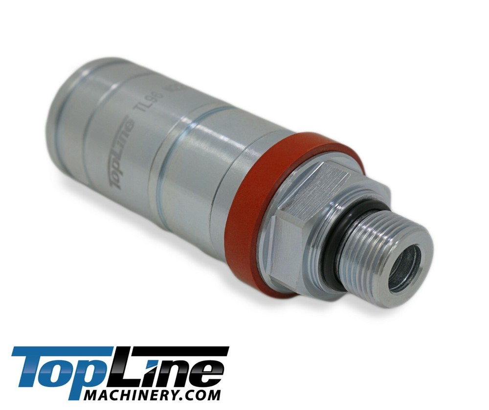5/8" SAE(ORB) Male Thread Push Pull Valve Breakaway Hydraulic Coupler TL115