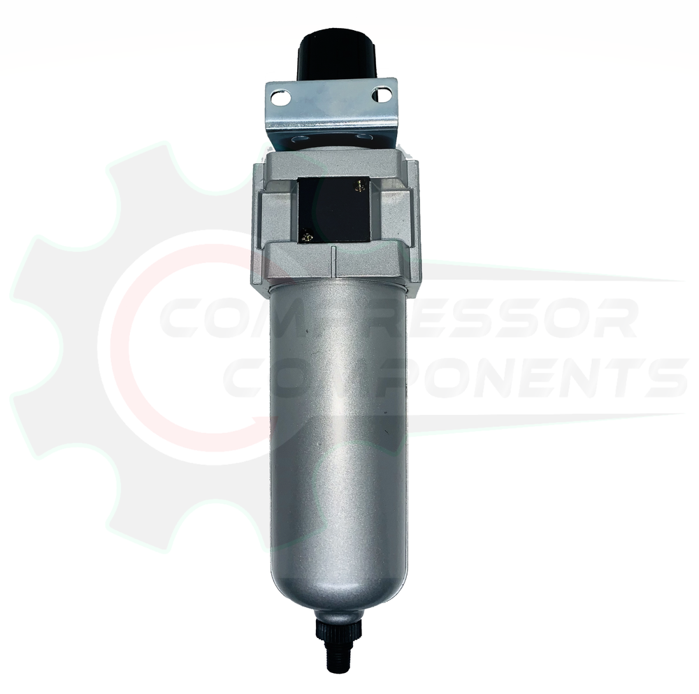 1/2" Air Pressure Regulator / Filter Combo With Auto Drain & 5 Micron Filter