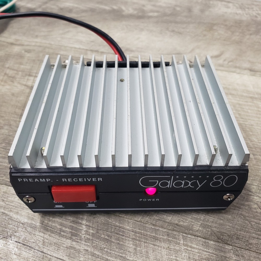 *Powers Up* Vintage Galaxy 80 Mobile Linear Amplifier Preamp- Receiver
