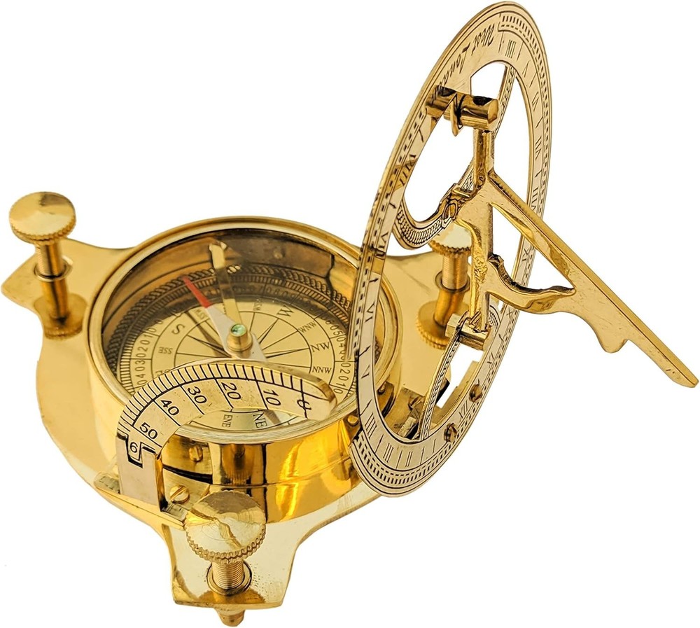 Sundial Compass Solid Brass Sun Dial