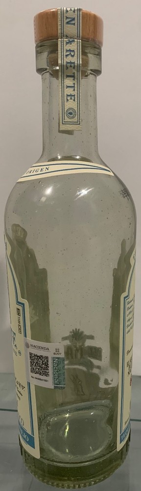 Tequila Arette Anejo Single Barrel Mercado Del Mar Ensenada Mexico Empty Bottle
