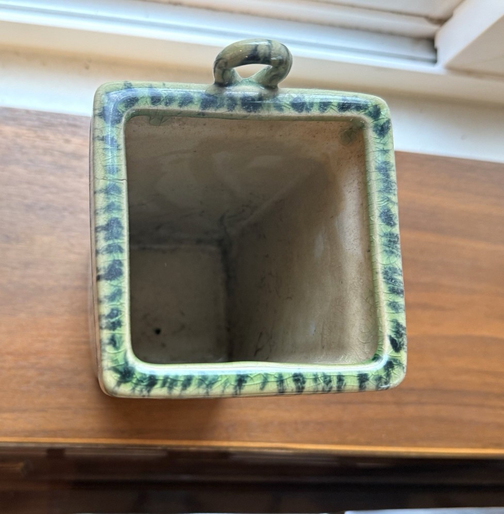Arhaus Ceramic Drip Wall Vase/Planter