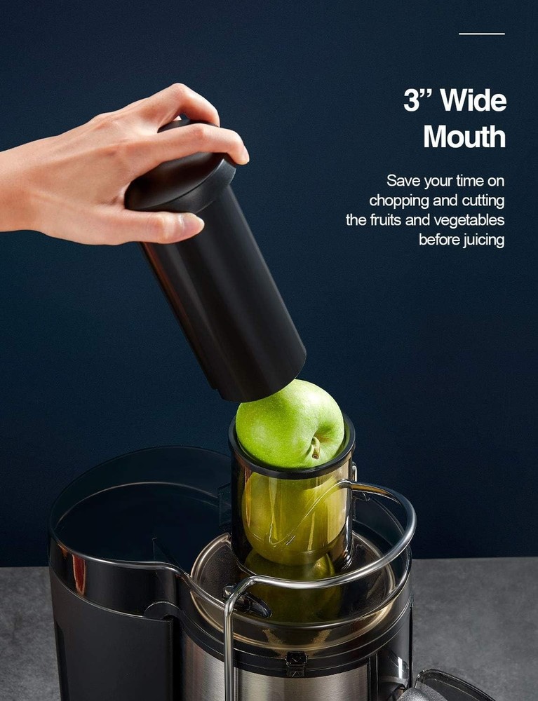 Efficient 500W Juicer Extractor - Dual Speed Control & Easy Clean Design