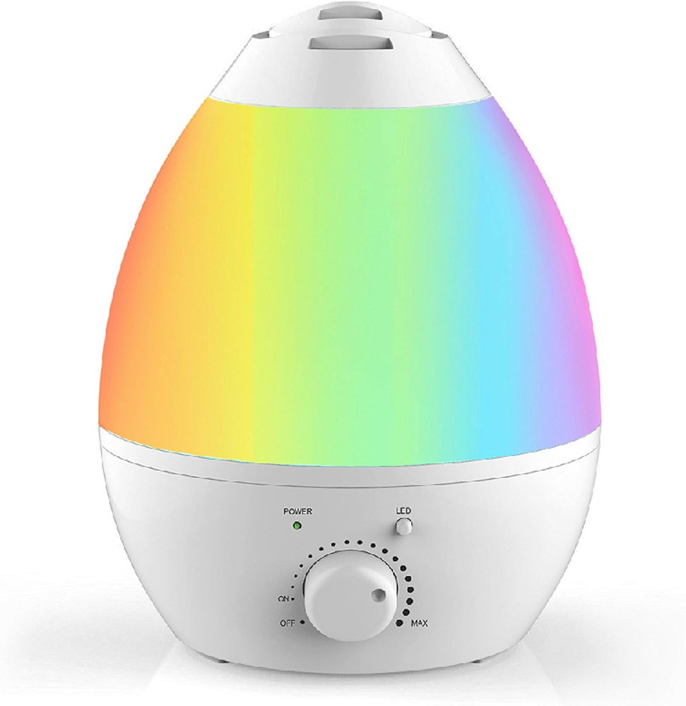 7 Led Color Changing Humidifer with Aroma Diffuser, 3.8 Lb