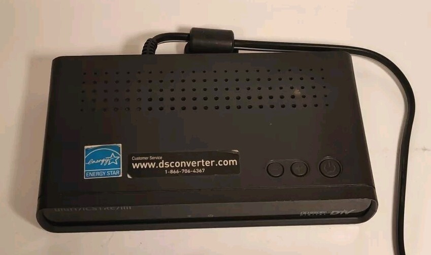Digital Stream Analog Pass-Through DTV Converter Box DTX9950 See Description