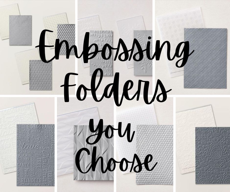 Stampin' Up! Embossing Folders and Sets (Retired) ~ NEW