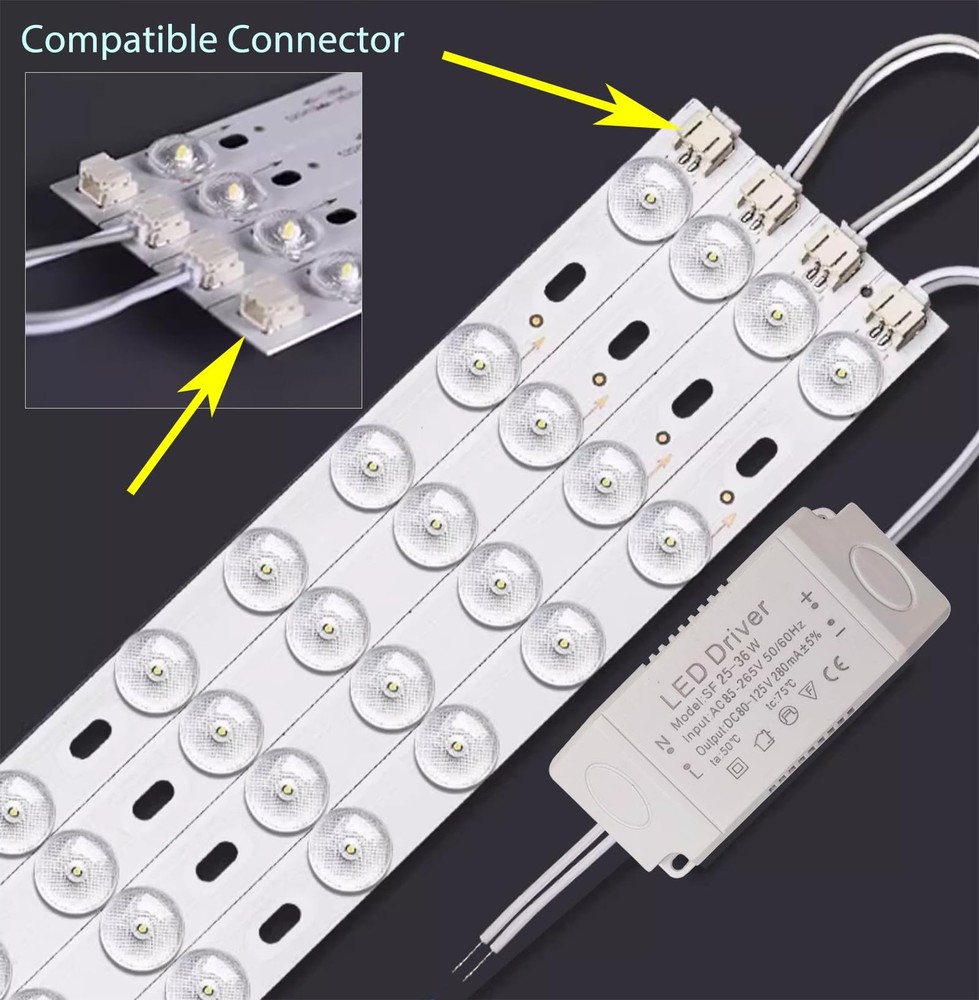 LED Driver 25-36W for Single Color Ceiling Strip Spot Light Module Panel,