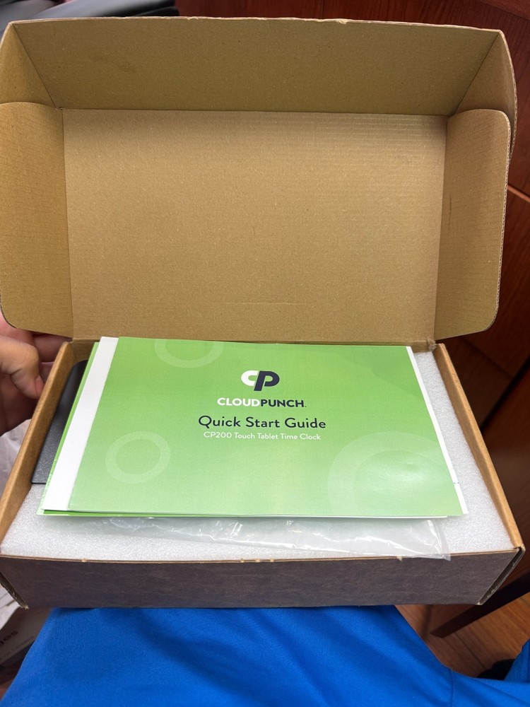 Acroprint CloudPunch CP200 Cloud-Connected Touchscreen Time Clock NEW