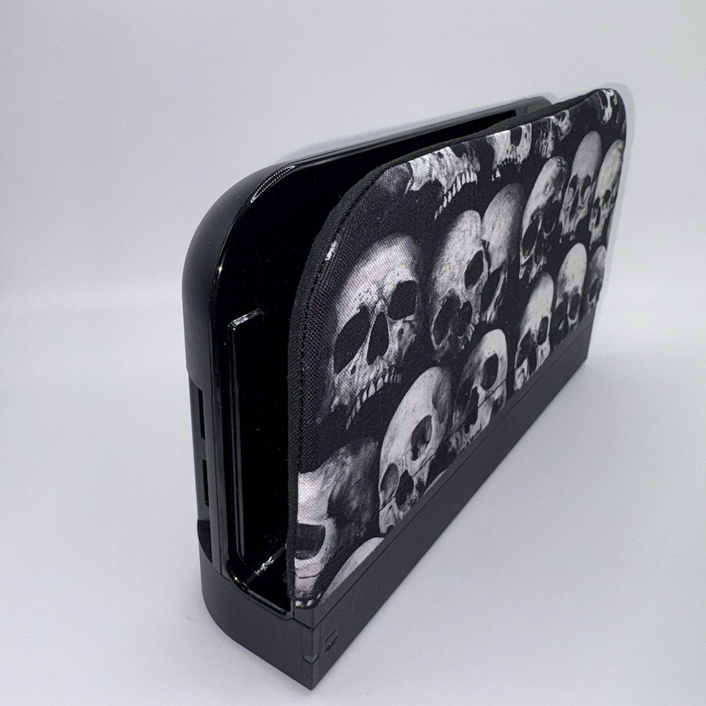 Nintendo Switch 2 Dock Cover Screen Protector Skulls Gothic gothcore Spooky