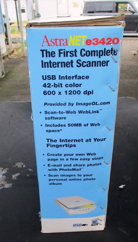 UMAX ASTRA NET E3420 FIRST COMPLETE INTERNET SCANNER--NEW IN BOX!!!!!!