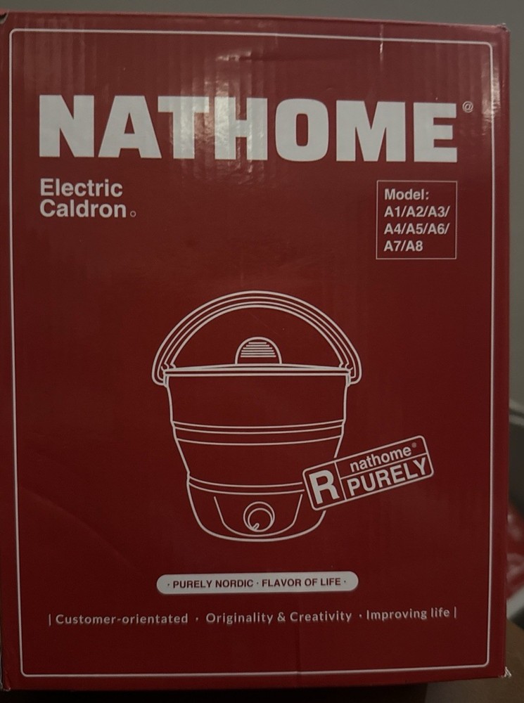 Nathome Multi-function Electric Caldron Collapsible Silicone