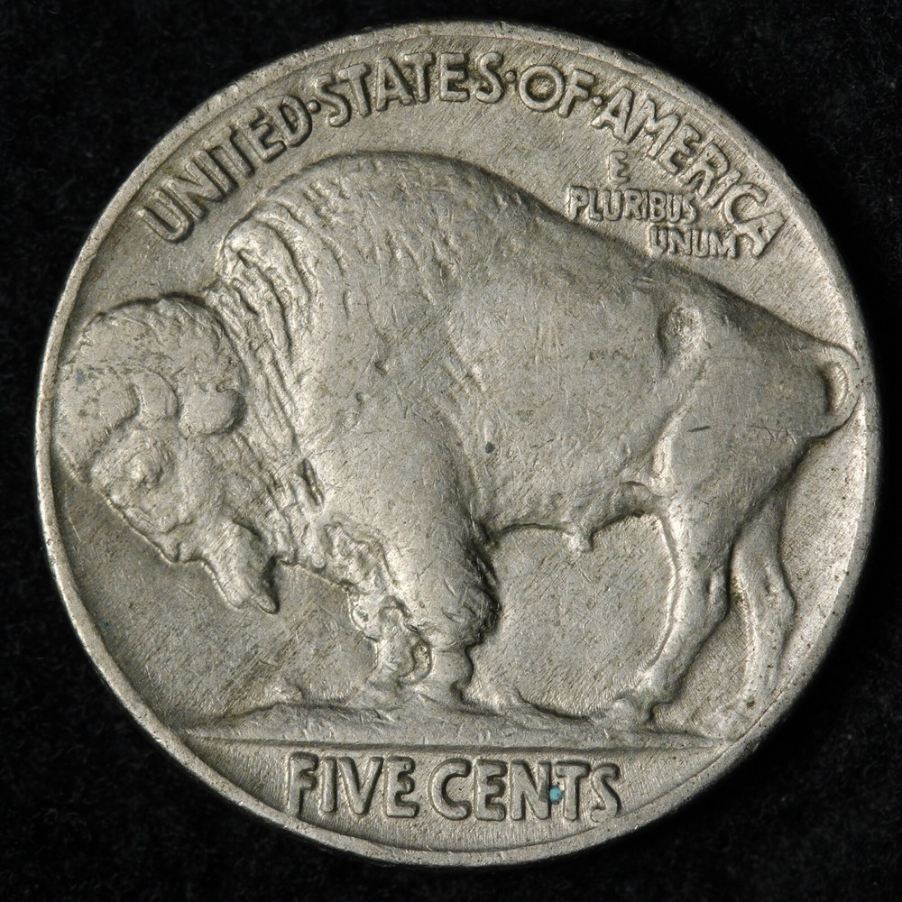 1927 Buffalo Nickel AU SHARP HORN E278 KVTL