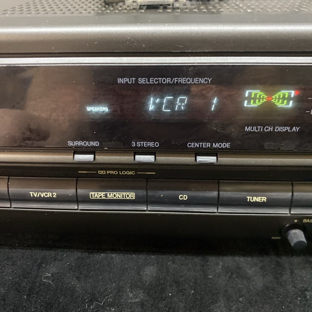 Technics SA-G68 Av Control Stereo Receiver Tested NO REMOTE