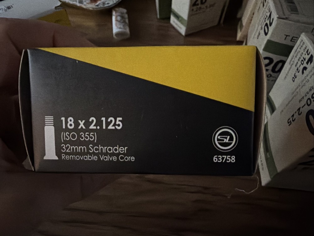 Sunlite Schrader Valve Bicycle Tubes