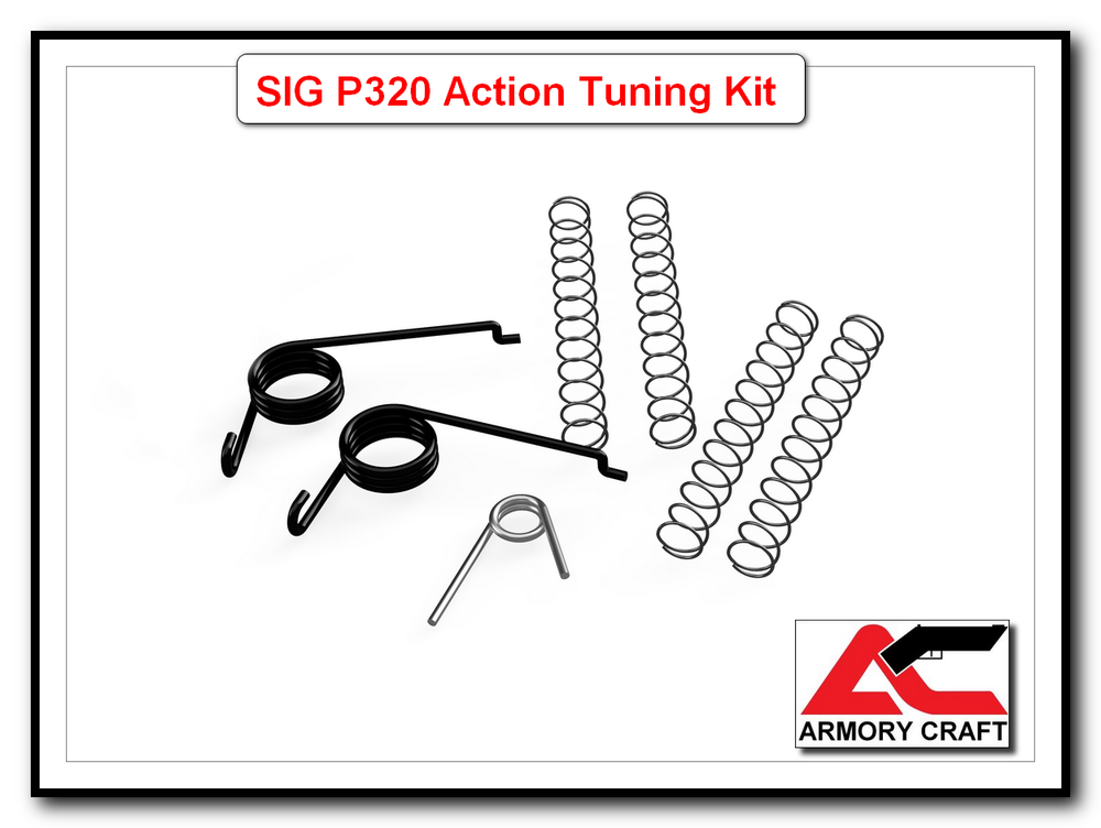 Sig Sauer P320 Action / Trigger Pull Reduction Spring Tuning Kit by Armory Craft