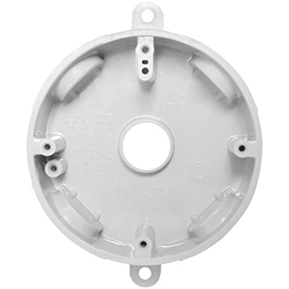 Outlet Bx Rnd Pltc 5h Wh