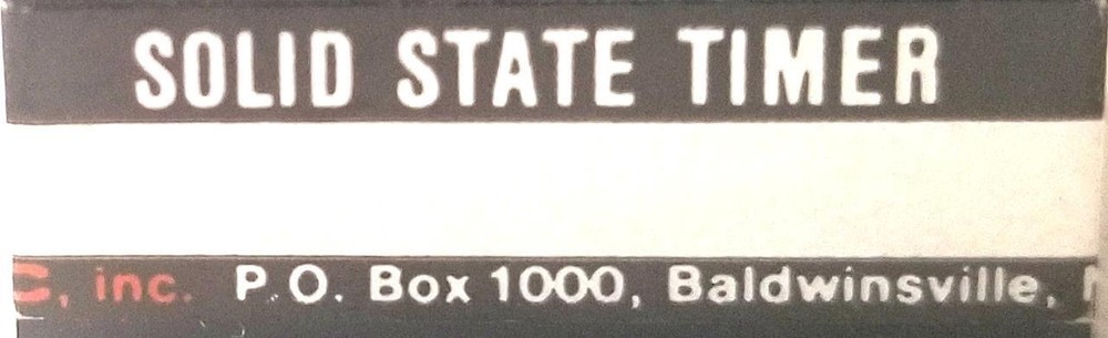 SSAC TSM216 Solid State Control Timer 2592X