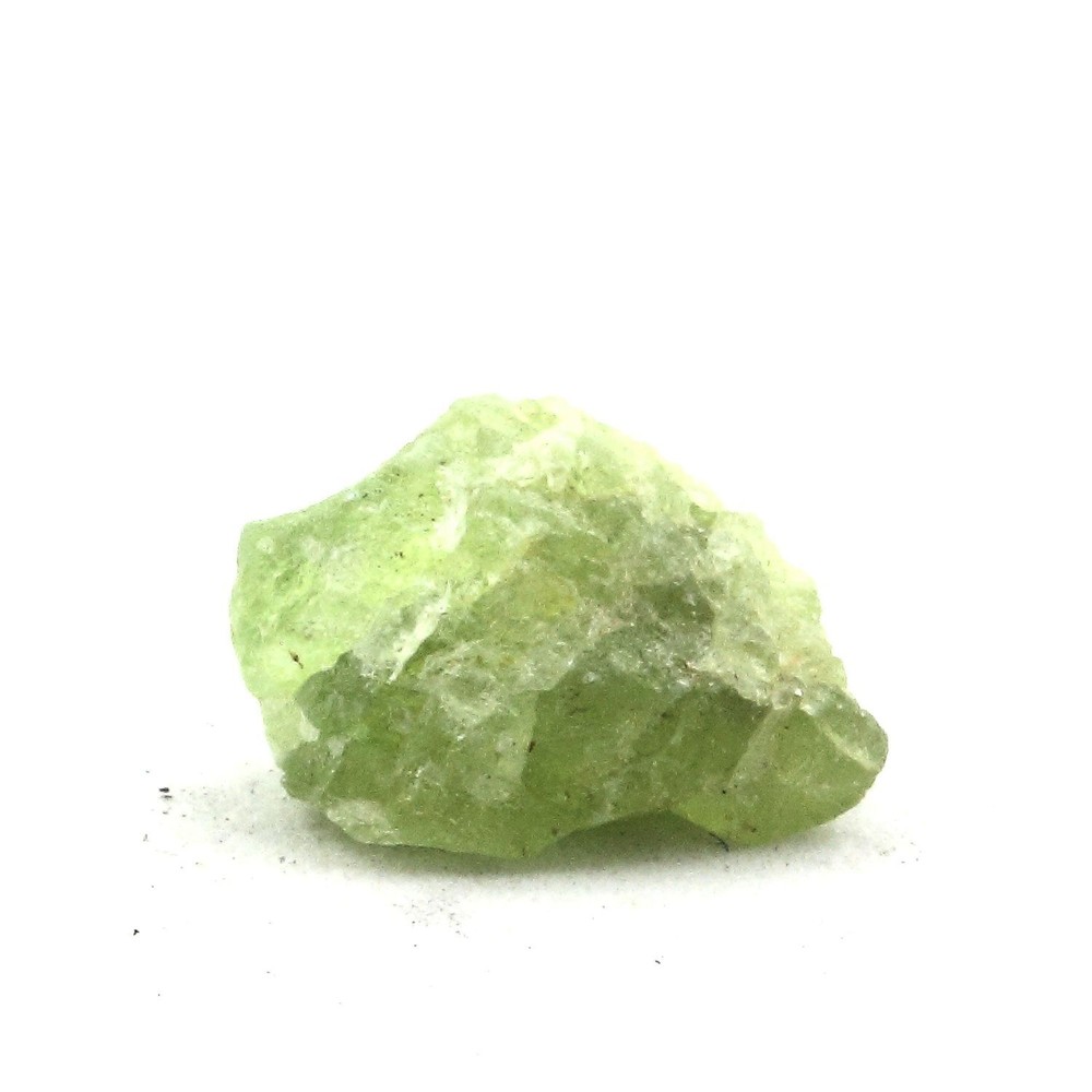 Peridot. 4.78 Ct. Almklovdalen, Vanylven, Norway.