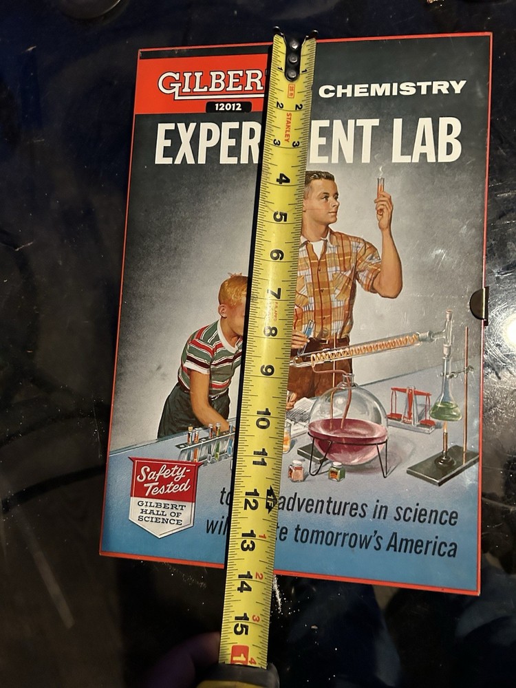 Vintage Gilbert Chemistry Experiment Lab 12012 Science Kit