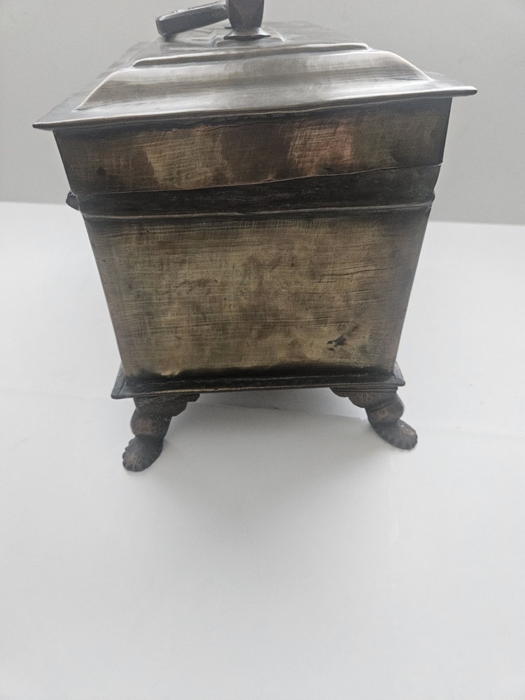 Vintage Brass Trinket Chest/ Trunk