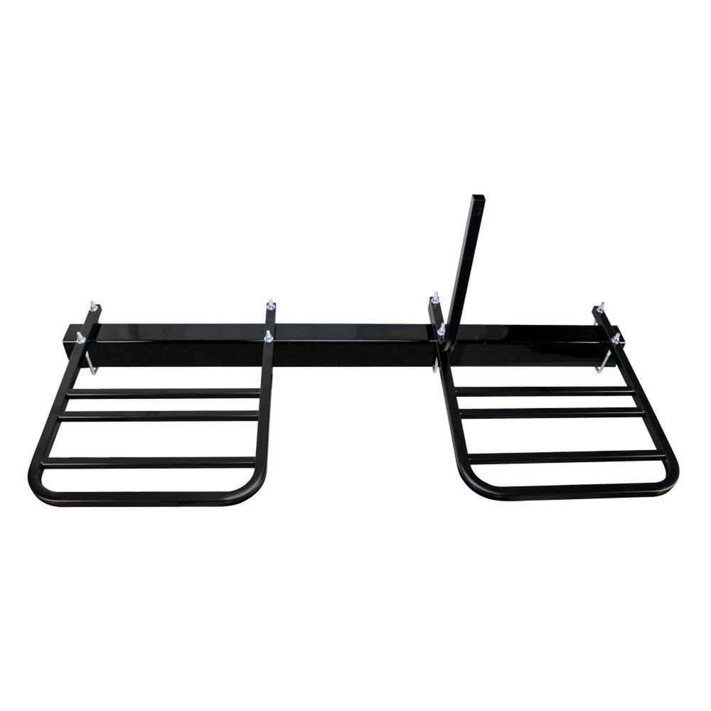 Quick Products QPRBM2R RV Bumper-Mounted 2-Bike Rack with Adjustable Width an...