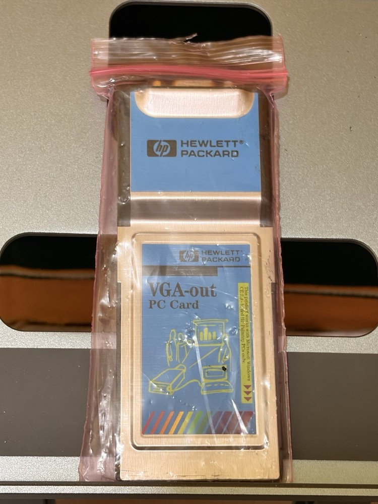 Vintage Hewlett-Packard VGA-out PC Card Untested