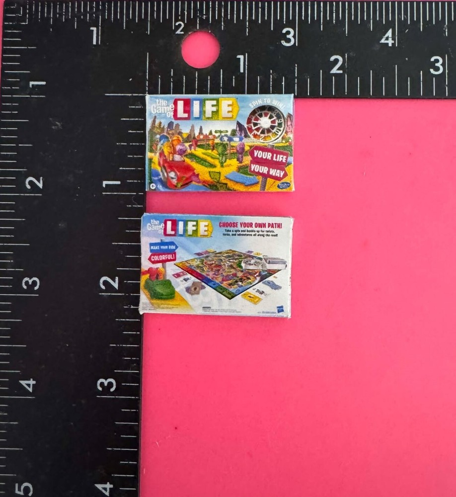 Dollhouse 1:12 Miniature Game Boxes Choice