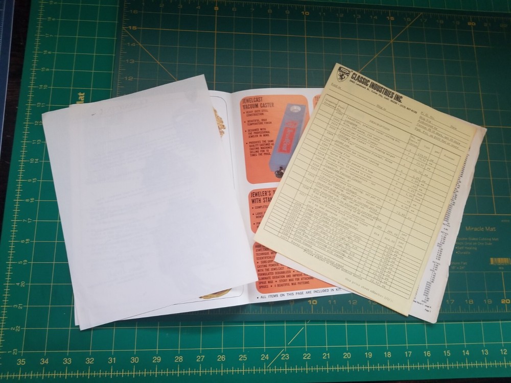 JewelCast Precious Metal Casting Kit brochure