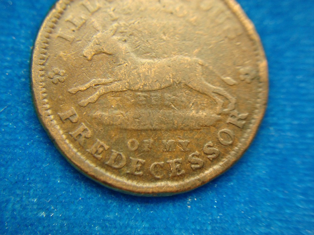 1837 COPPER U.S. HARD TIMES TOKEN - EXECUTIVE EXPERIMENT