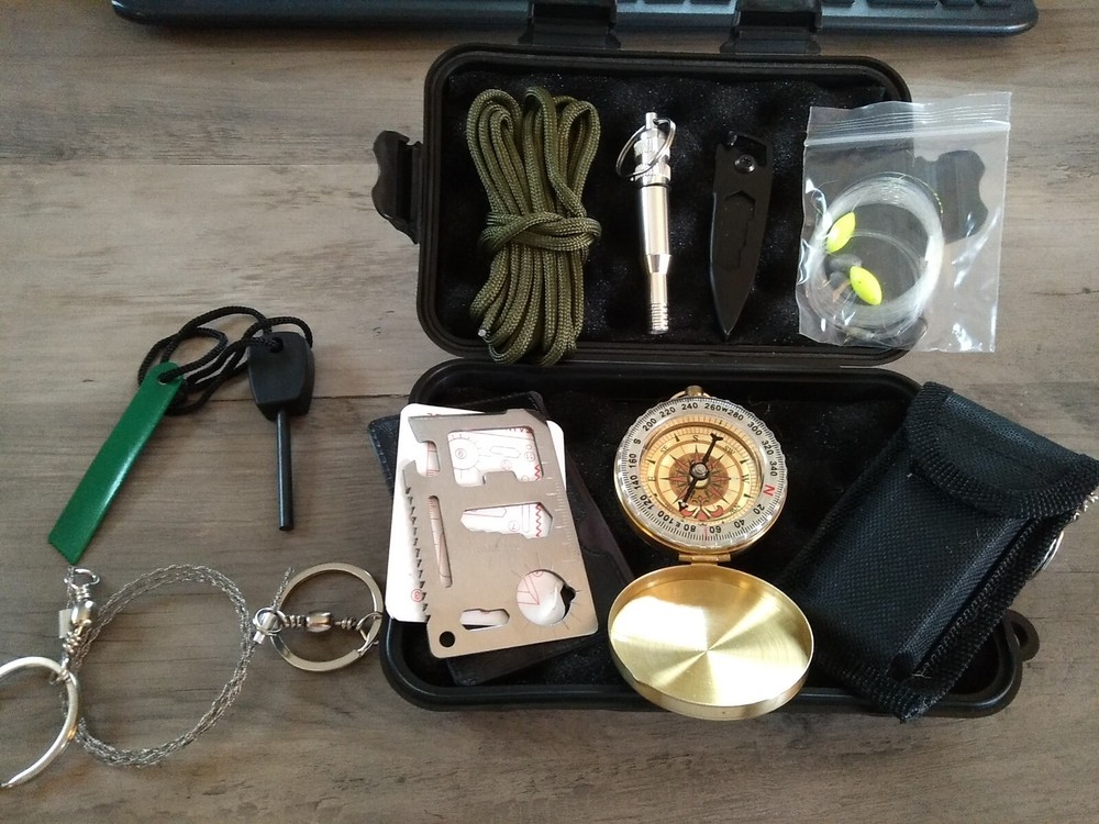 Survivalist Kit 9 Piece With Multiple Tools in One