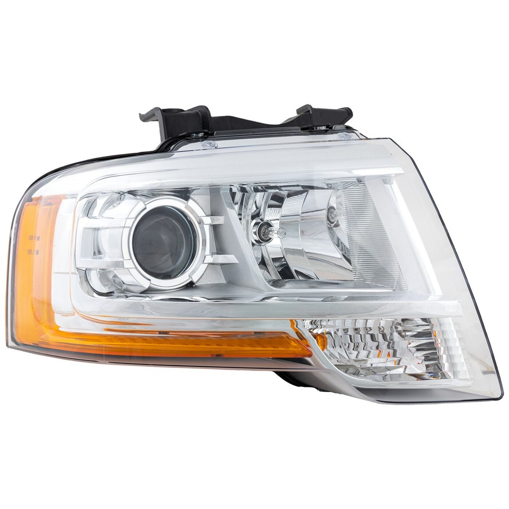 Halogen Headlight For 2015-2017 Ford Expedition with Bulb/s Projector Passenger